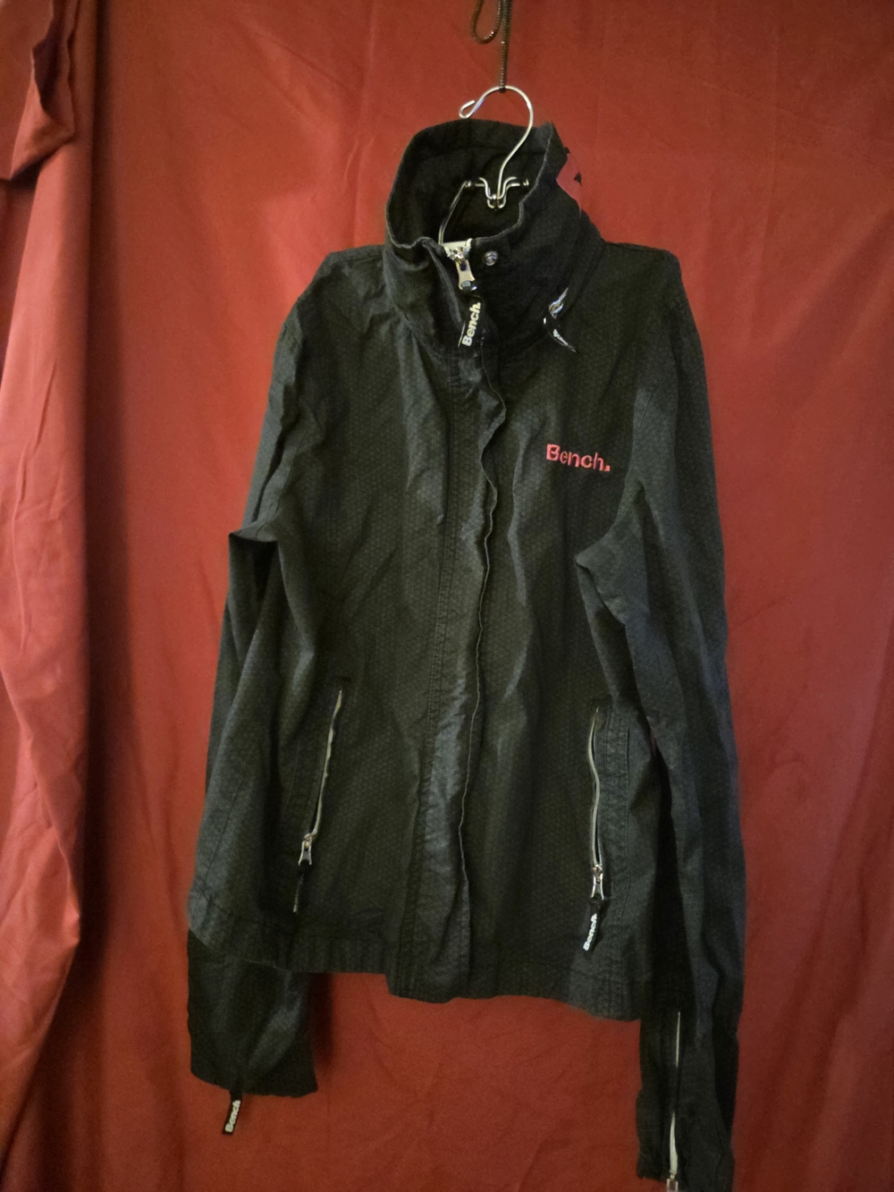 Bench Women's Black Lightweight Zip-Up Jacket